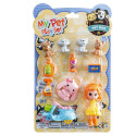 Conjunto de boneca com acessórios de animais de estimação e scooter para brincar