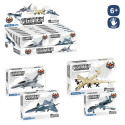 Maquete de construção design de aviões de combate