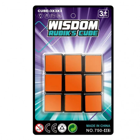 Cubo mágico de cores para detalhes jogos de habilidade
