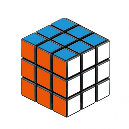 Cubo mágico de cores para detalhes jogos de habilidade