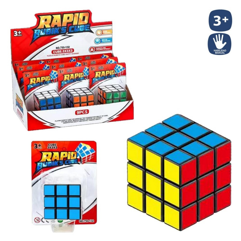 Cubo de habilidade mágico de cores para detalhes