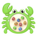 Jogo de pesca com vara design de caranguejo para detalhes infantis