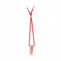 Ambientador de cordão vermelho com adesivo personalizável para detalhes da primeira comunhão
