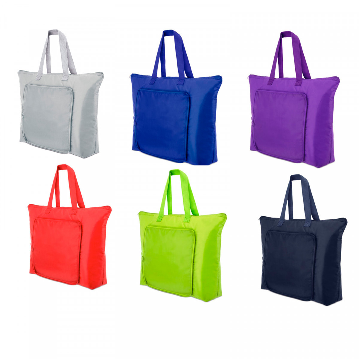 Bolsa térmica dobrável colorida para presentear