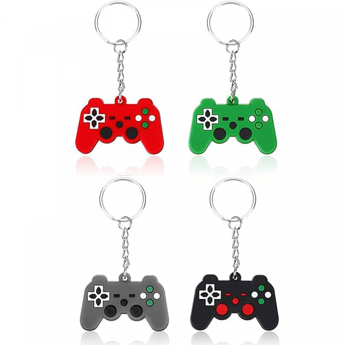 Chaveiro em formato de controle de videogame em cores sortidas