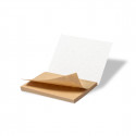 Bloco de notas com capas de papel de semente para plantar e adesivo personalizável para detalhes de festas e eventos