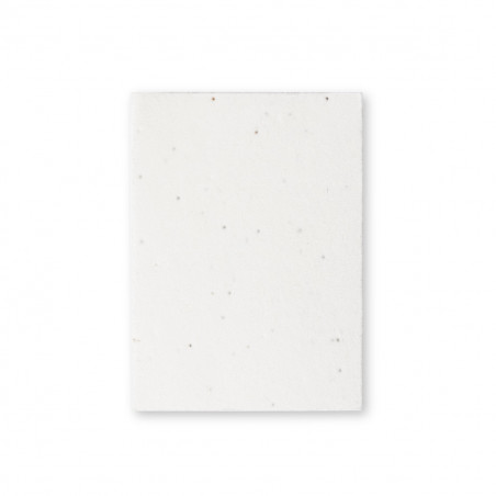 Bloco de notas eco com capas de sementes para plantar em envelope kraft personalizado para detalhes de festas e eventos