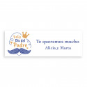Adesivo 6x2 para o dia dos pais personalizado