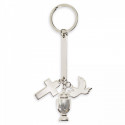Chaveiro de comunhão com charm em estojo personalizado para menina