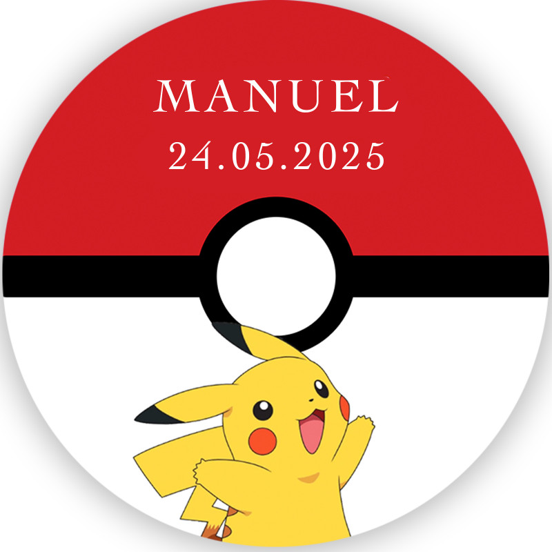 Adesivo pokemon 3cm para personalizar detalhes