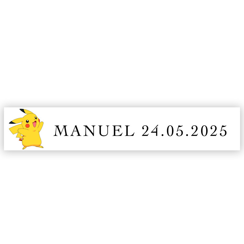 Adesivo pokemon para personalizar detalhes