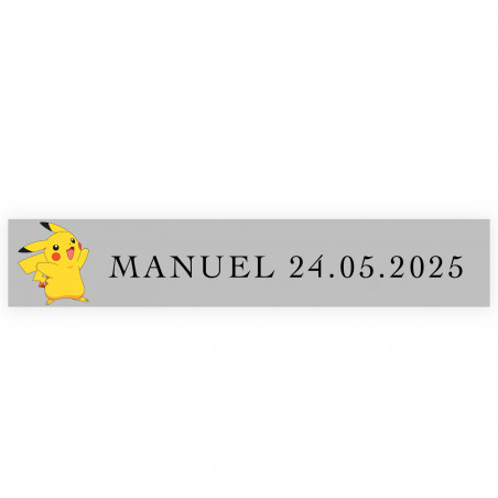 Adesivo pokemon transparente para personalizar detalhes