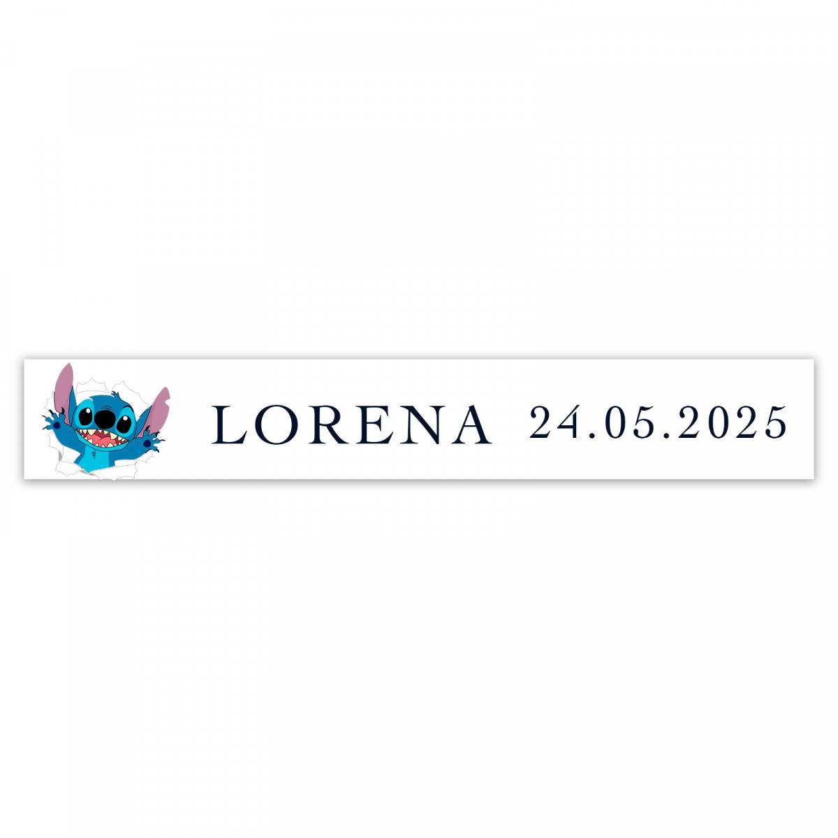 Adesivo stitch para personalizar detalhes