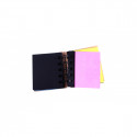 Caderno com Post-it coloridos com adesivo personalizável para detalhes de aniversário
