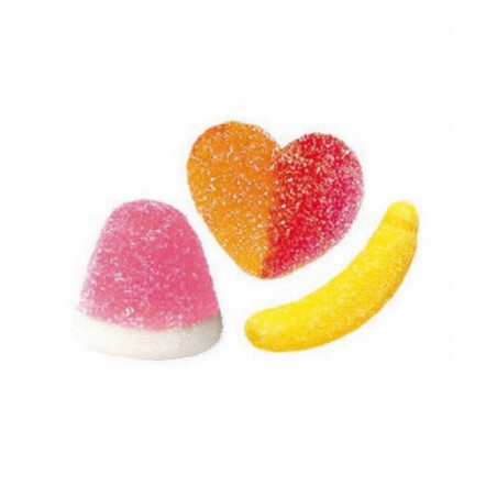 Pote com mix de doces sem glúten e adesivo de primeira comunhão personalizável para presentear