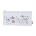 Estuche de Natal para colorir com giz de cera e etiqueta com adesivo personalizável para detalhes