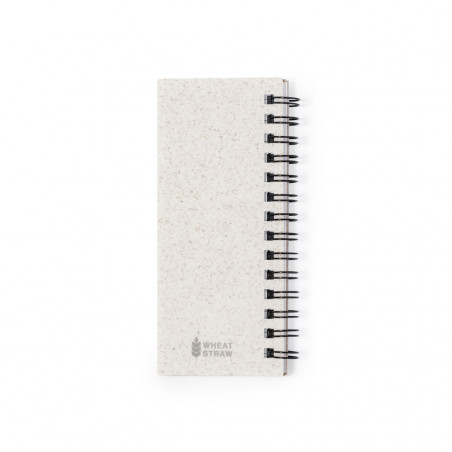 Caderno com post-its e folhas com adesivos de Natal para personalizar com uma frase