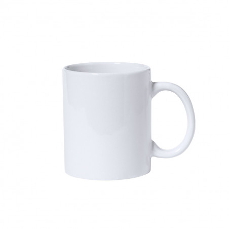 Caneca com adesivo de agradecimento para detalhes do casamento