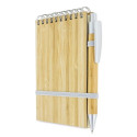 Caderno personalizado para comunhão com caneta de bambu