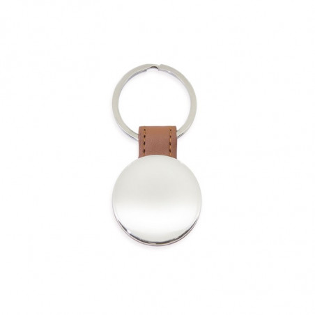 Chaveiro de metal personalizável com adesivo para lembrancinhas de batizado