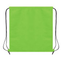 Mochila de presente com garrafinha de água em bolsa de kraft personalizada