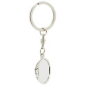 Chaveiro de metal design basquete e adesivo de menino de Primeira Comunhão em estojo personalizado