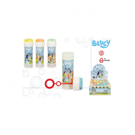 Pompero bluey em bolsa com simpático adesivo de aniversário personalizável para detalhes