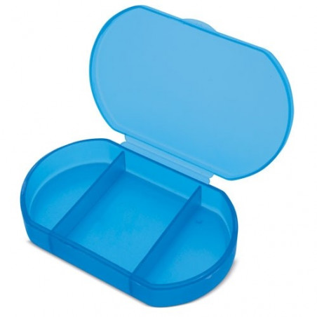 Pastilheiro azul trizone personalizado com adesivo de criança para comunhão