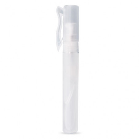 Dosificador para perfume com adesivo de batizado e bolsa para presentear