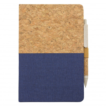Caderno de cortiça personalizado com adesivo de menino para comunhão