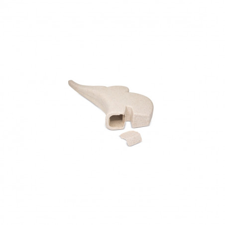 Porquinho em forma de elefante personalizado para detalhes de batismo