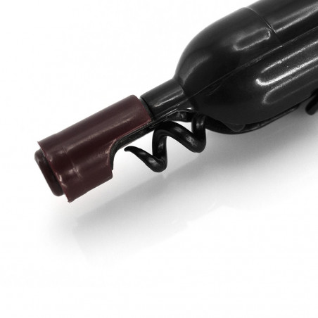 Abridor em forma de garrafa de vinho com marcador de comunhão infantil