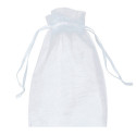 Nutella 25gr. com colher de biscoito em bolsa de organza branca e adesivo personalizado para o Dia dos Namorados e eventos