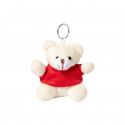 chaveiro de urso e bombons de coração em pote personalizado com adesivo romântico para presentear