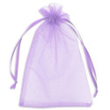 Pulseira com pônei e adesivos e bolha de sabão em bolsa roxa de organza com adesivo personalizado para detalhes infantis em