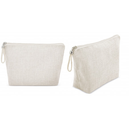 Bolsa de higiene feminina branca com bolsa de presente e adesivo personalizável com texto e foto