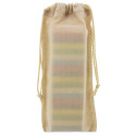 Jenga colorido com bolsa e adesivo personalizado