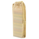 Jenga colorido com bolsa e adesivo personalizado