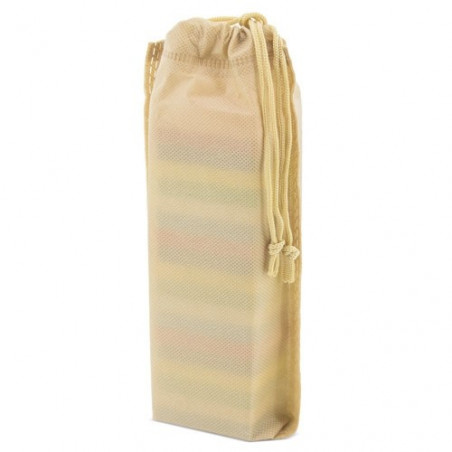 Jenga colorido com bolsa e adesivo personalizado