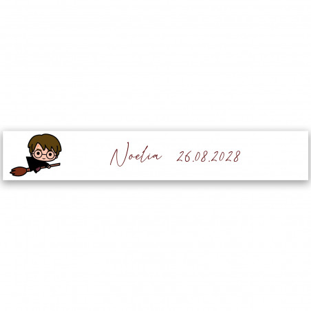 Adesivo personalizado com inspiração mágica 5x1cm