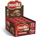Nocilla mini 15 gr com colher de biscoito em saco transparente para presente de aniversário