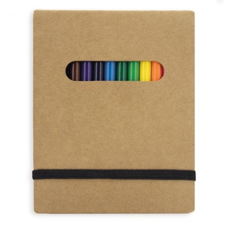 Caderno para colorir com bolhas de sabão e pirulito detalhe infantil