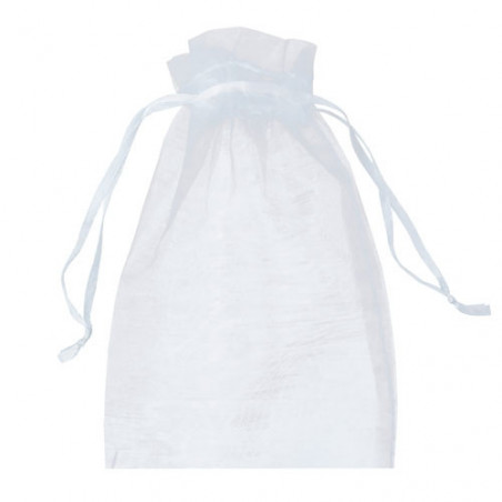 Carteira vermelha com cartão personalizado em bolsa de organza para casamentos
