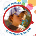 Bluey pompero em bolsa transparente com adesivo personalizado como presente de aniversário
