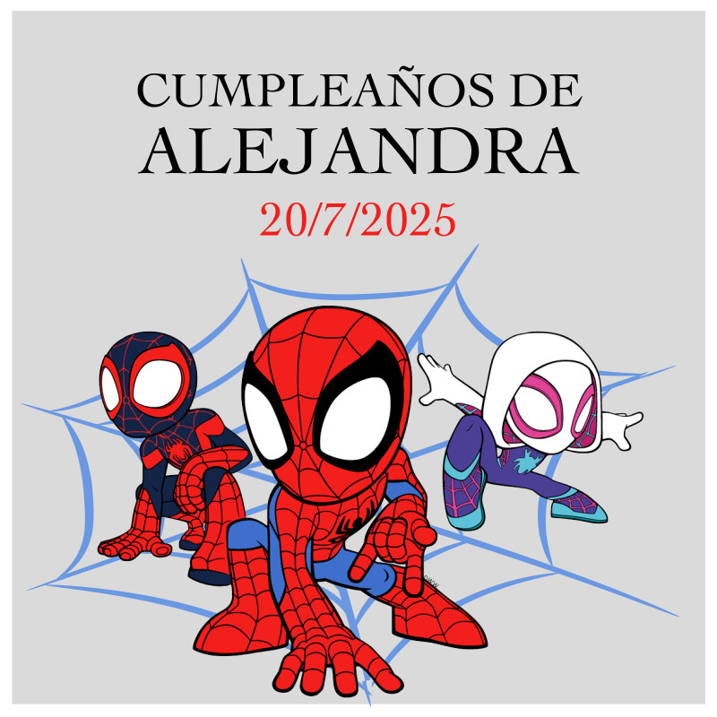 Adesivo spidey e sua super equipe 5x5cm transparente