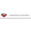 Adesivo personalizado cars para eventos 5x1cm