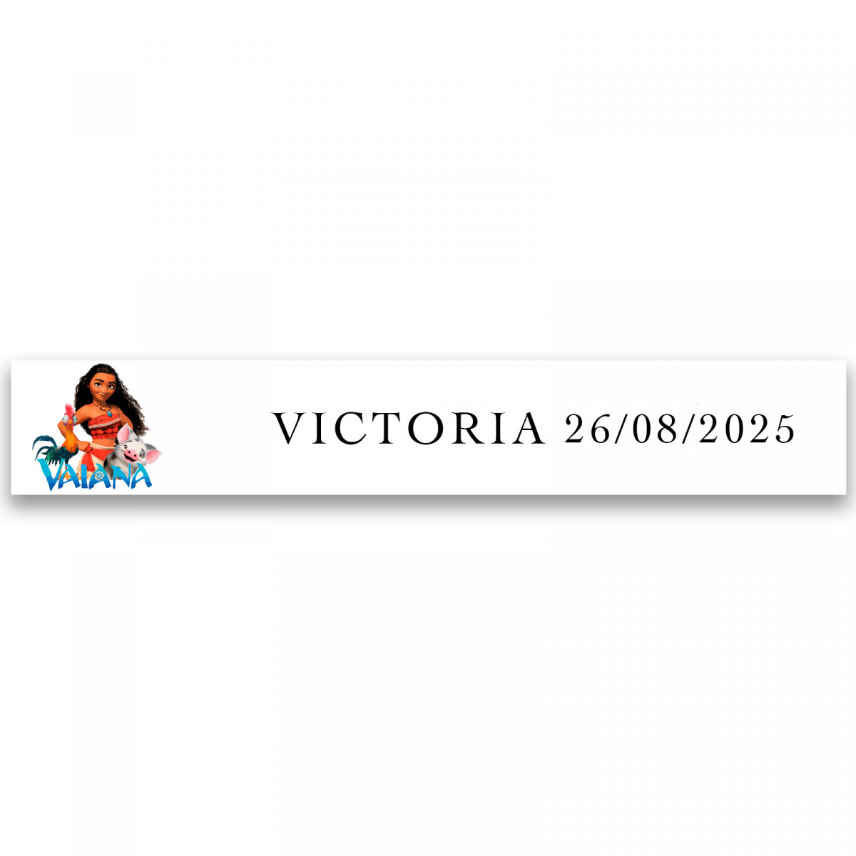 Adesivo personalizado temática moana para detalhes de comunhão batizado ou aniversário 5x1cm