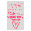Adesivo para casamento sois os seguintes 3x5cm