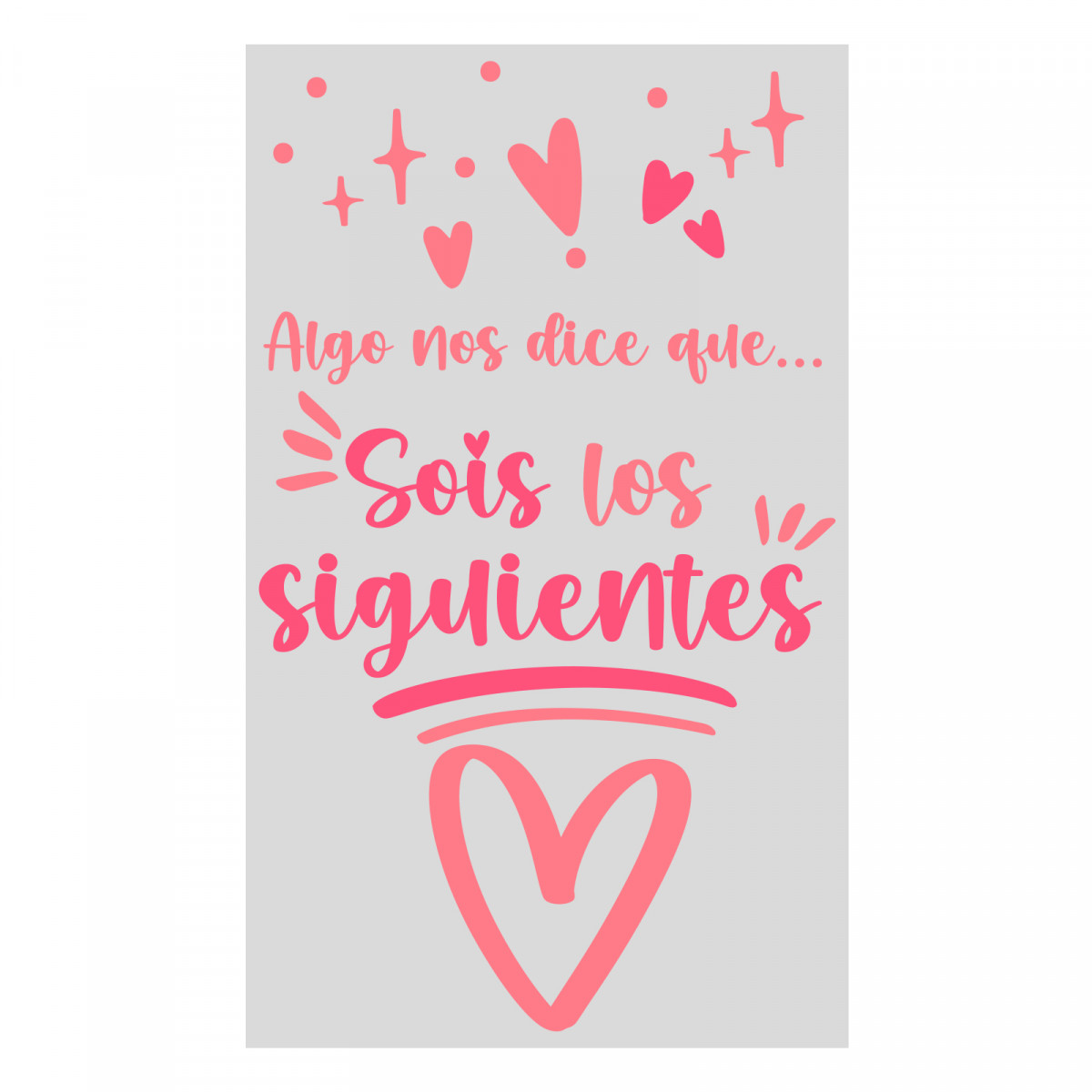 Adesivo para casamento sois os seguintes 3x5cm