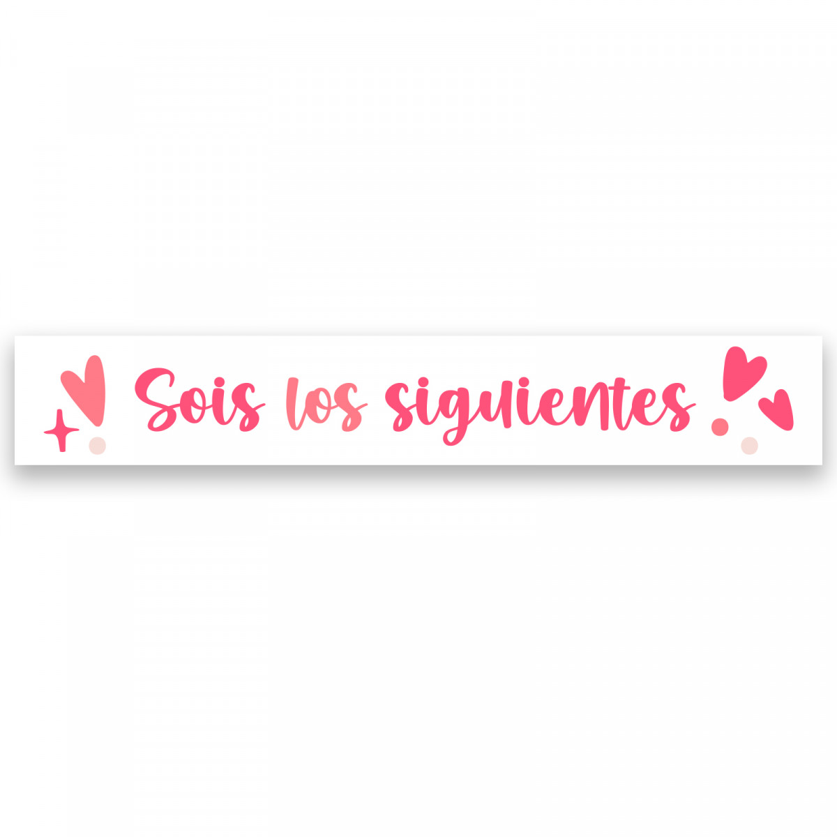 Adesivo para casamento sois os seguintes uma mensagem divertida 5x1cm